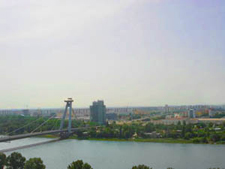 Bratislava, Bridge With UFO restaturant 