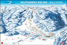 Skiing Snowland Valčianska dolina