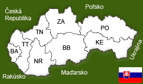 Slovensko, Mapa