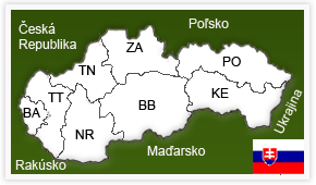 Slovensko, Mapa